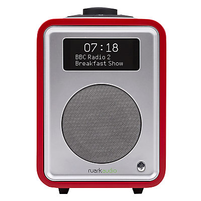 Ruark R1 MK3 DAB Bluetooth Digital Radio, Soft Red, Limited Edition Ruark R1 MK3 DAB Bluetooth Digital Radio, Soft Red, Limited Edition